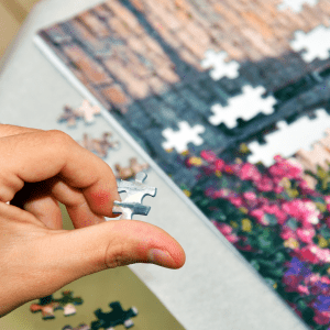 how to start a jigsaw puzzle