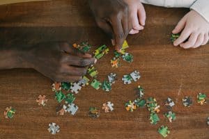 how to take apart a jigsaw puzzle
